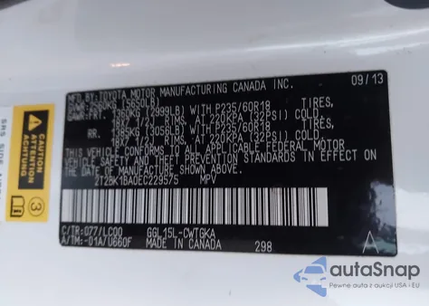 2014 Lexus Rx 350 из США, поврежденный, VIN 2T2BK1BA0EC229575